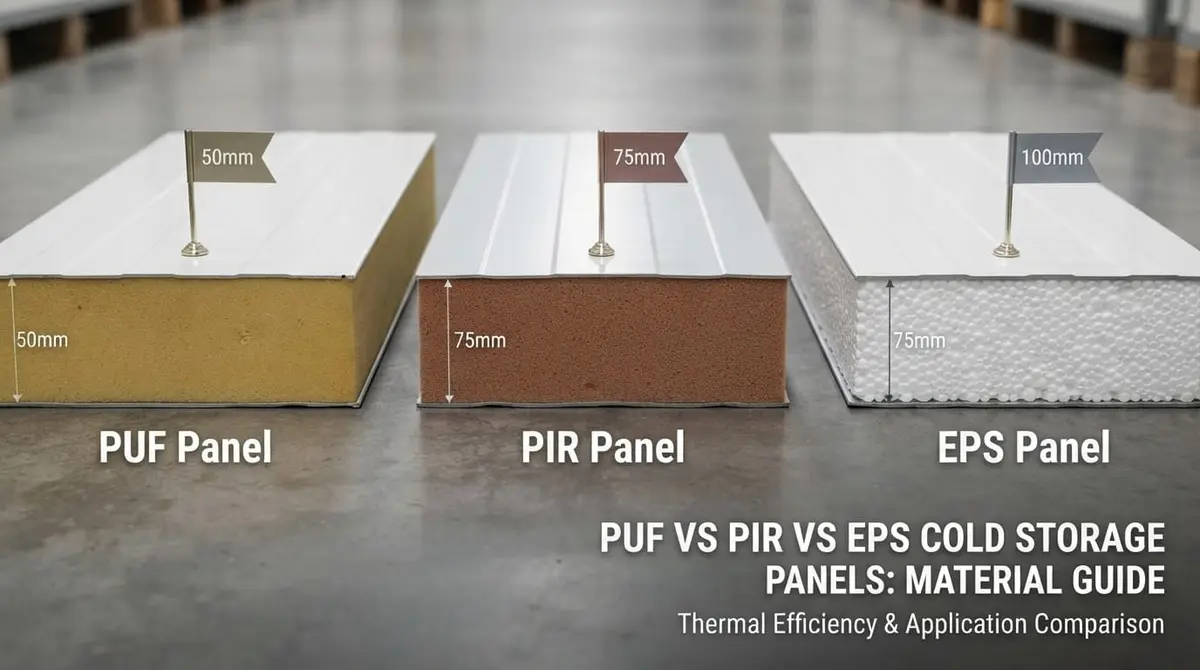 PUF vs PIR vs EPS for Cold Storage: A First-Time Buyer's Guide