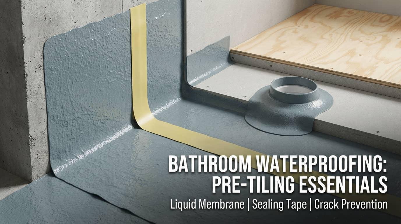 Bathroom Waterproofing Before Tiling, What Most Contractors Skip