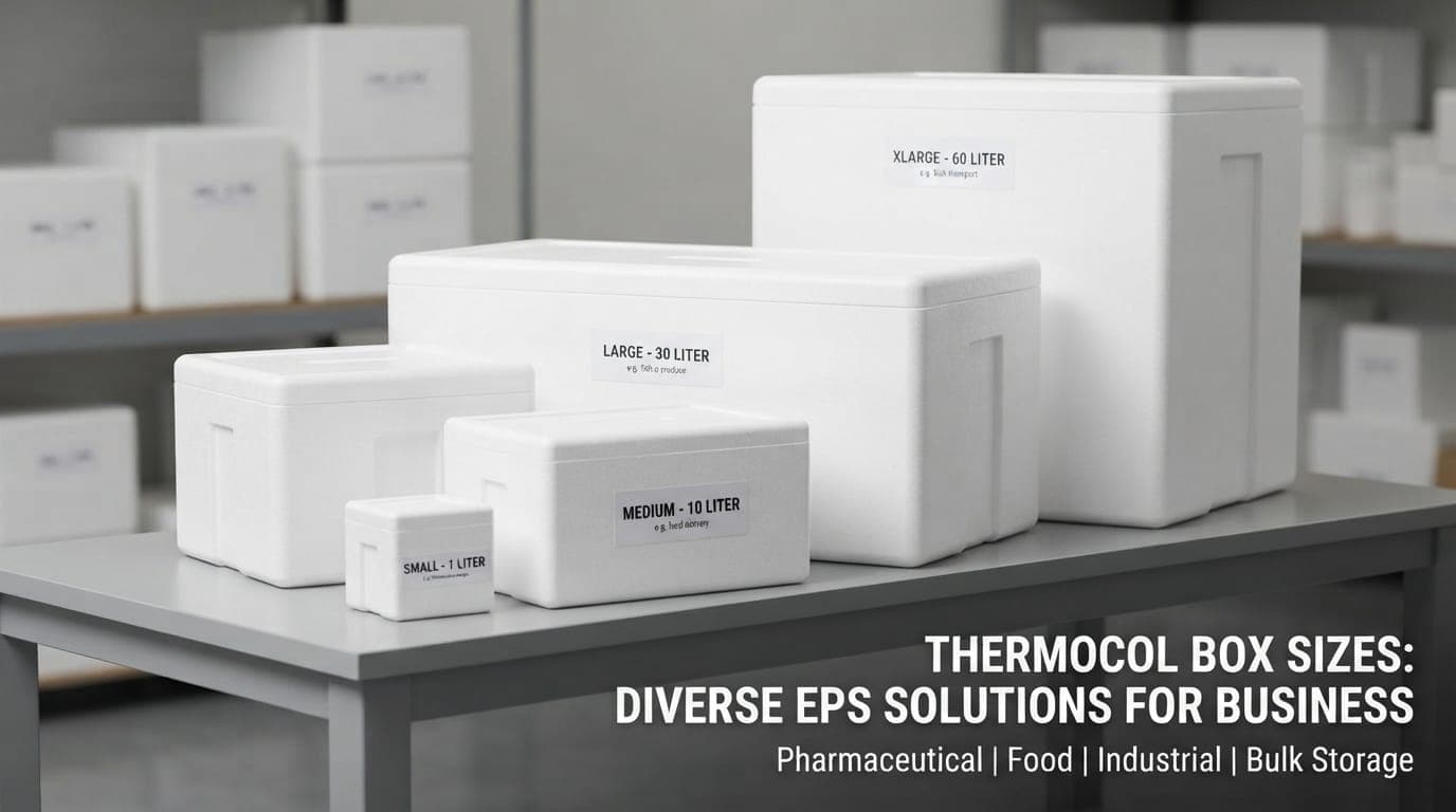 Thermocol Box Sizes for Every Business: Food, Fish, Pharma & Dairy